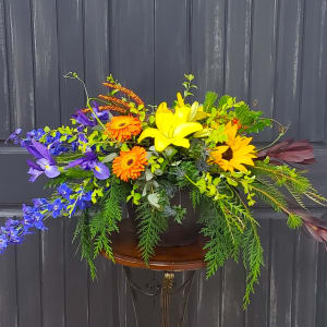 Rustic and Bold Fresh Arrangement Flower Bouquet