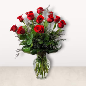 DOZEN ROSES-4 COLORS Flower Bouquet