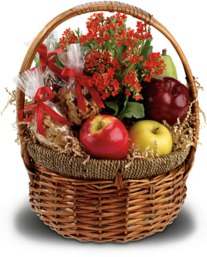 Health Nut Basket Flower Arrangement Health Nut Basket Flower Bouquet