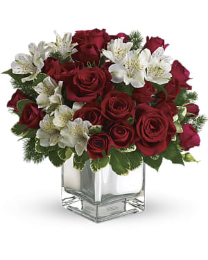 Christmas Blush Flower Bouquet