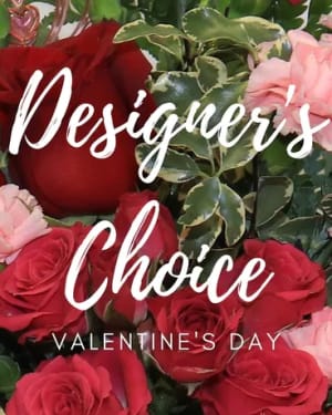Designers Choice Valentines Day  Flower Bouquet