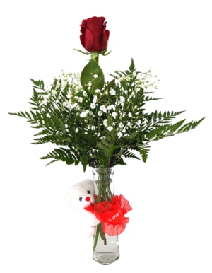 I Love You Bear-y Much R-1797 Flower Bouquet