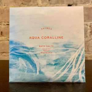 Aqua Coralline Bath Salt Flower Bouquet