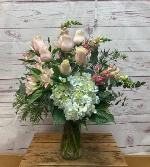 Peaceful Pastel Beauty Flower Bouquet