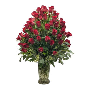 100 Long Stem Roses [Available in 7 Colors] Flower Bouquet