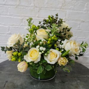 Greens and Creams Flower Bouquet