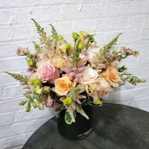 Peachy Cream Flower Bouquet