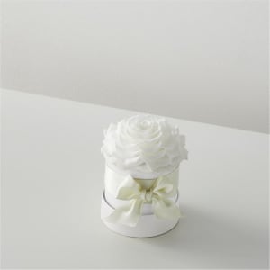 White Forever Roses Flower Bouquet