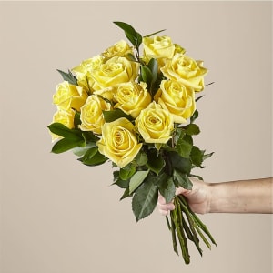 Ray of Sunshine Yellow Rose Bouquet Flower Bouquet