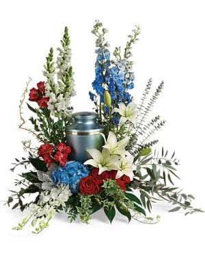 Reflections Of Honor Cremation Tribute Flower Bouquet