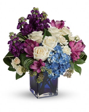 Teleflora's Portrait In Purple Bouquet Flower Bouquet