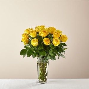 DOZEN YELLOW ROSE BOUQUET