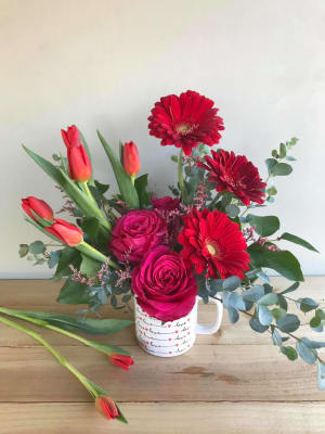 Cupid's Cup Flower Bouquet