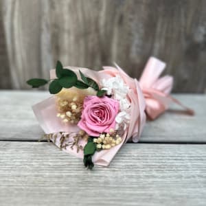 Single Forever Rose Wrap Flower Bouquet
