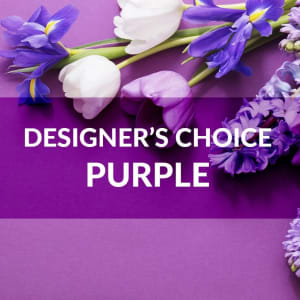 Designer's Choice: Purple Flower Bouquet