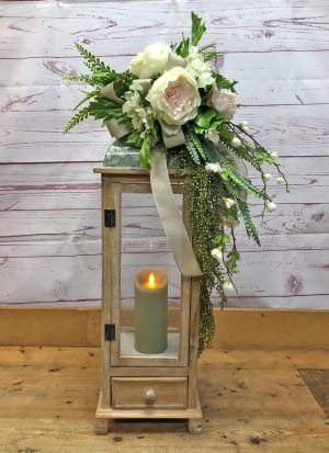 Cascading Garden Lantern Flower Bouquet