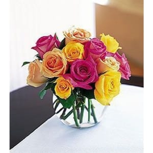 Rainbow rose bouquet EBF-328 Flower Bouquet