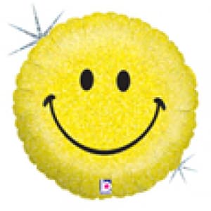 Smiley Face 18" Mylar Balloons EBF-81 Flower Bouquet