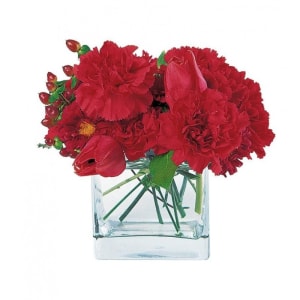 Red Cube EBF-304 Flower Bouquet