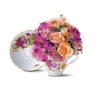 Tea Time EBF-332 Flower Bouquet