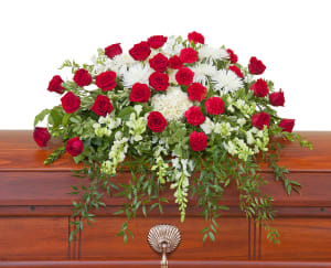 Enduring Strength Casket Spray Flower Bouquet