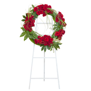 Royal Rose Wreath Flower Bouquet