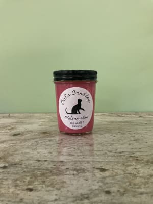 Cats Candle 7.2oz Watermelon Flower Bouquet