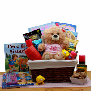 I'm The Big Sister Children's Gift Basket Flower Bouquet