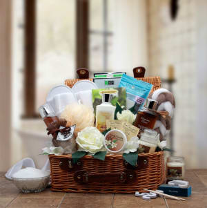 Vanilla Spa Gift Hamper Flower Bouquet