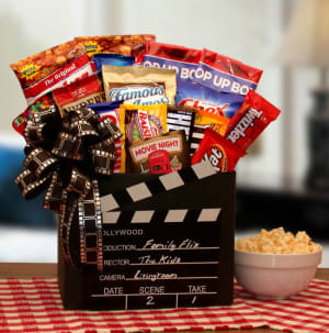 Family Flix Movie Gift Box Flower Bouquet