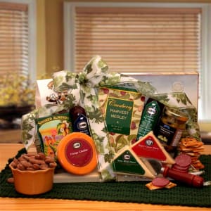 The Tastes of Distinction Gourmet Gift Board Flower Bouquet