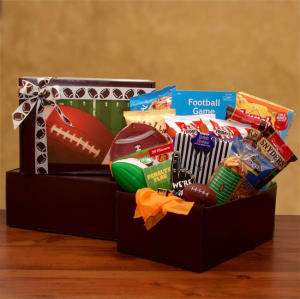 Football Fan Gift Pack Flower Bouquet