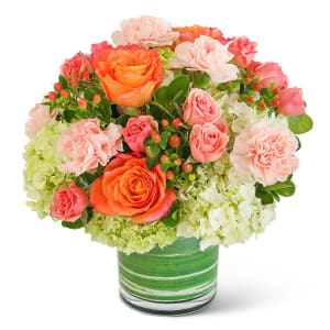 Coral Nectar Flower Bouquet