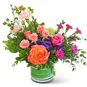 Prismatic Garden Flower Bouquet