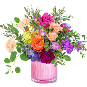 Prismatic in Pink Flower Bouquet