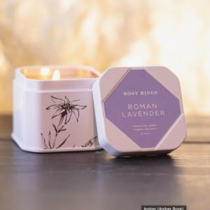 Roman Lavender Travel Tin Flower Bouquet