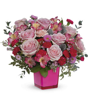 Teleflora's Rosy Moment Bouquet Flower Bouquet