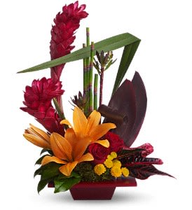 Teleflora's Tropical Bliss Flower Bouquet