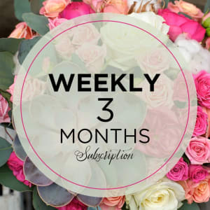 Weekly Flower Delivery - 3 Months Flower Bouquet