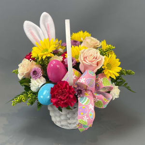 Floral Easter Basket by Rathbone's Flair Flowers Flower Bouquet