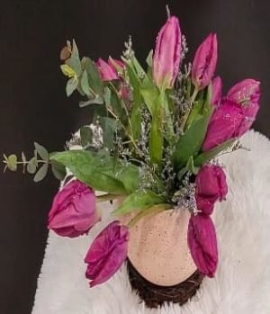 Tulip Surprise Flower Arrangement Tulip Surprise Flower Bouquet