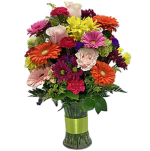 Radiant Rainbow Flower Bouquet