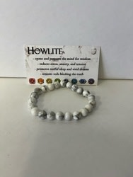 Howlite Bracelet Flower Bouquet