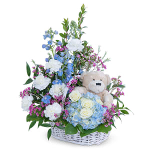 Sweet Solace Basket Flower Bouquet