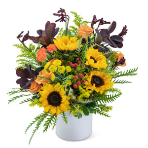 Overflowing with Sunshine Flower Bouquet