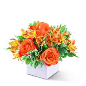 Tangerine Twist Flower Bouquet