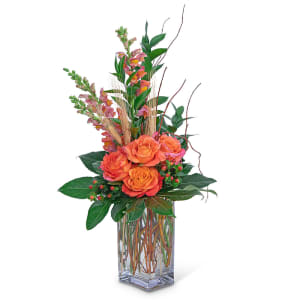 Captivating Coral Flower Bouquet