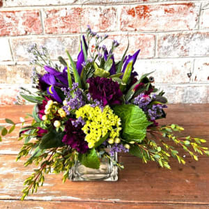 Spring Iris Flower Bouquet