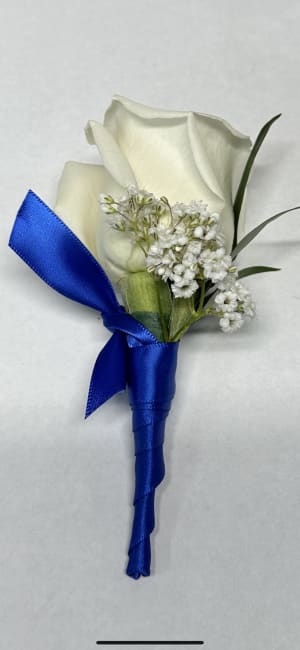 White Rose Boutonniere *** Pick up at Store Only*** Flower Bouquet