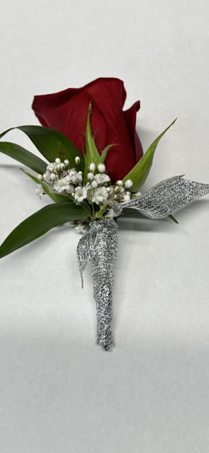 White Rose Boutonniere *** Pick up at Store Only*** Flower Bouquet